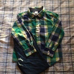 Gymboree long sleeve button up shirt